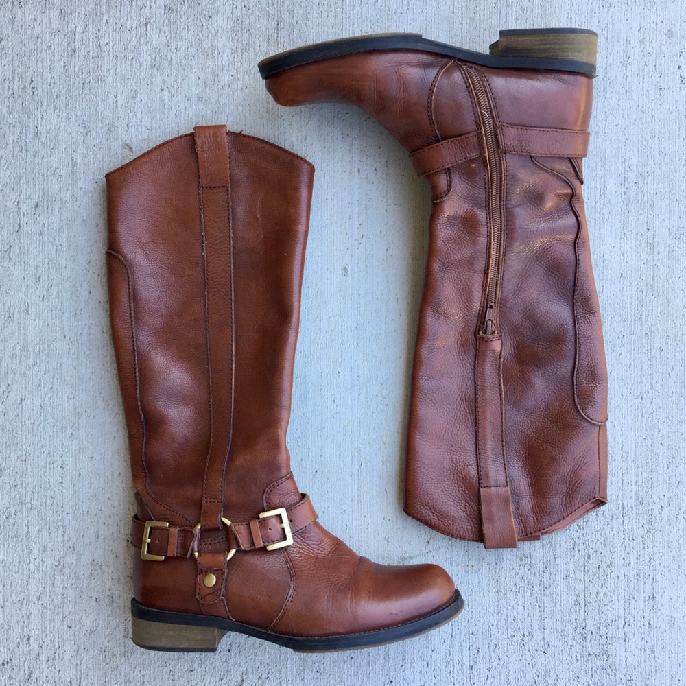 Miz Mooz tall leather riding boots sz6